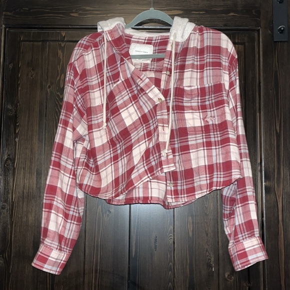 American Eagle Outfitters Tops - American Eagle flannel jacket size medium